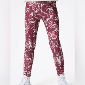 Converse All Star Logo Girls M Yoga Pants